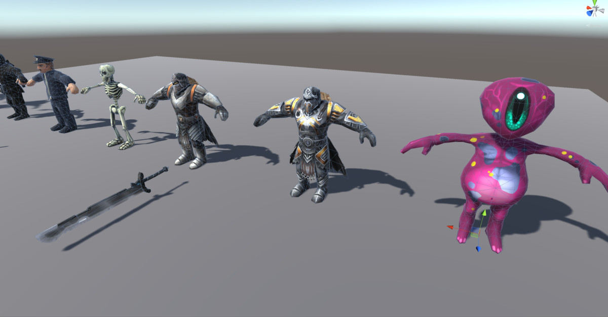 Low Poly Characters Pack Vol1