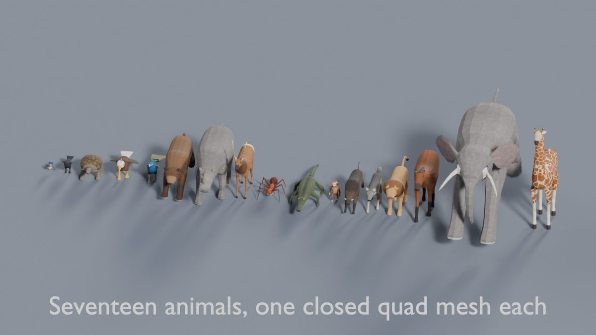 3D Wildlife Pack - 17 Low Poly Rigged & Animated Animals