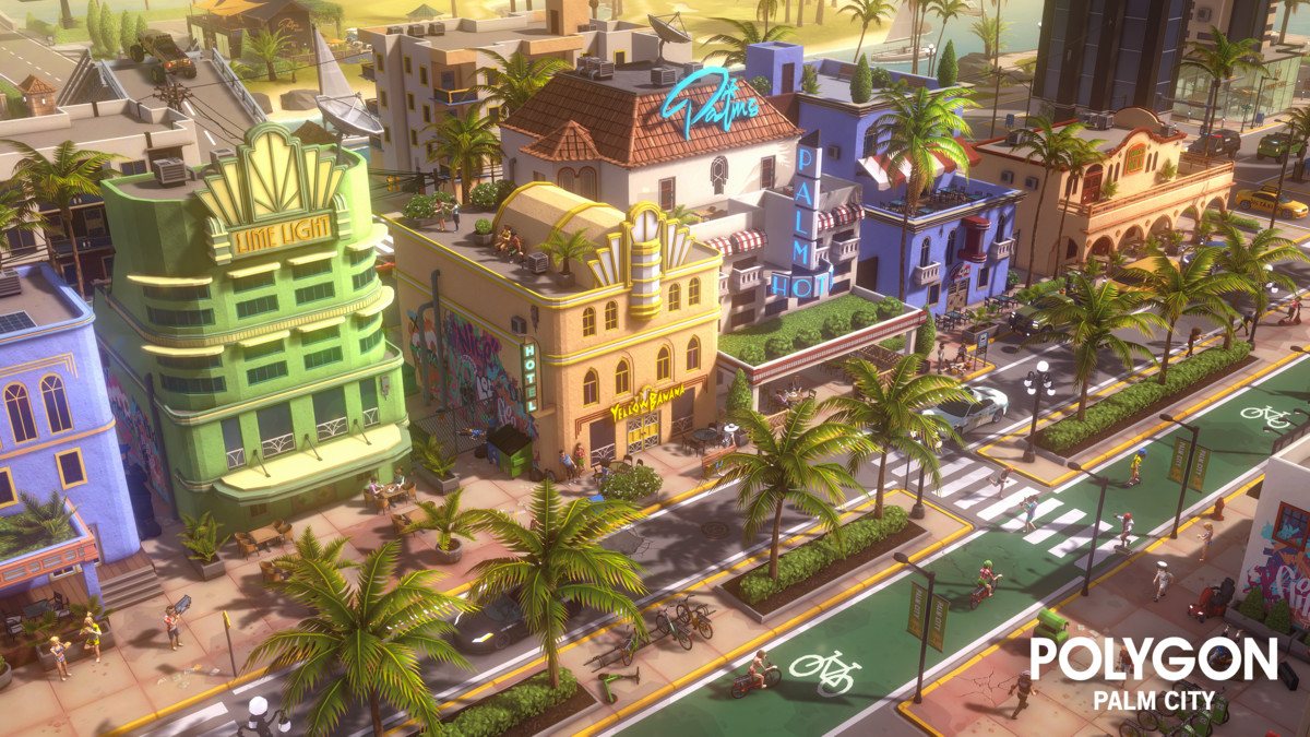 POLYGON - Palm City - Art by Synty