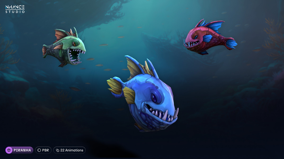 Stylized Sea Animals Bundle