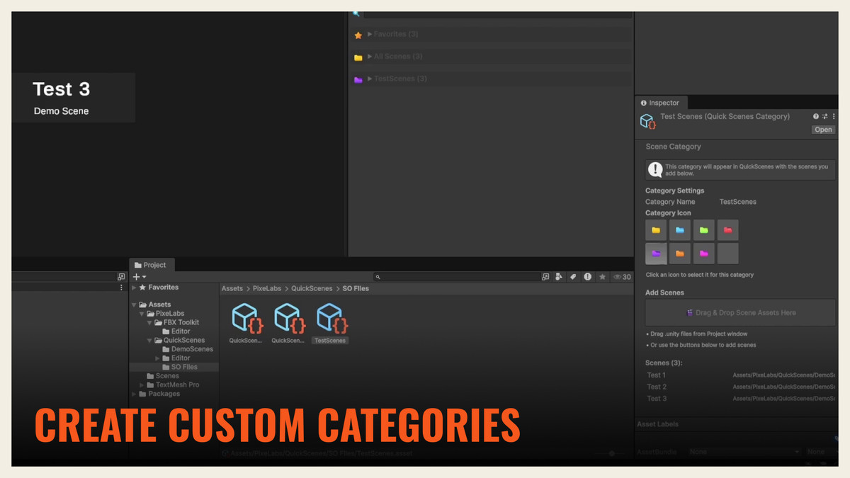 Quick Scenes | Productivity Tool | Scene Switcher & Organizer