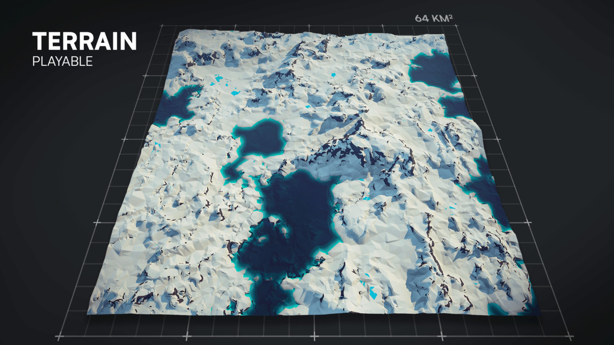 Arctic Landscape Polygonal