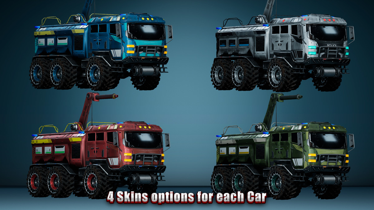 Sci-Fi Transport - Fireman truck