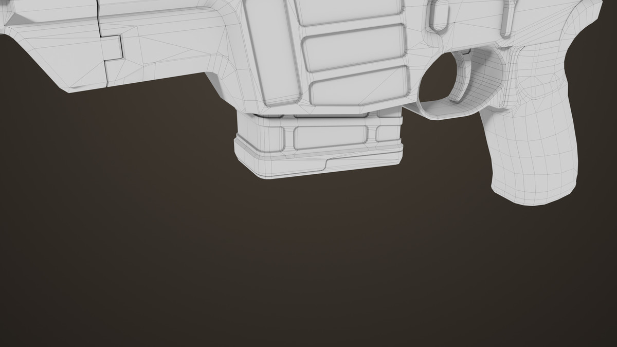 Sniper Rifle 04 Black URP HDRP Textures