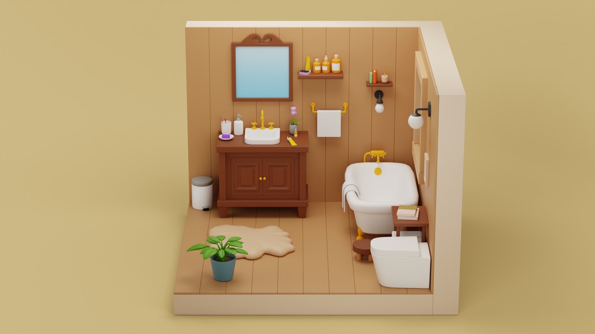 Cozy Room Props Bundle - Interior Props & Modular Parts 2