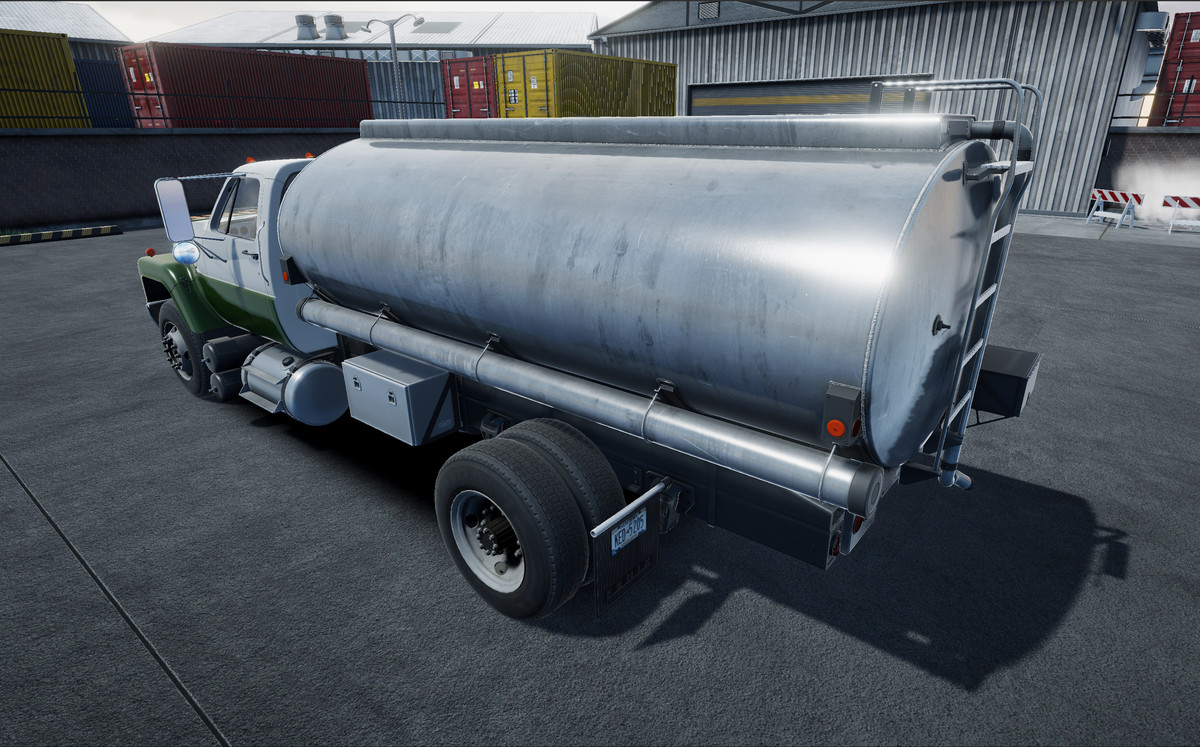 80s tanker truck