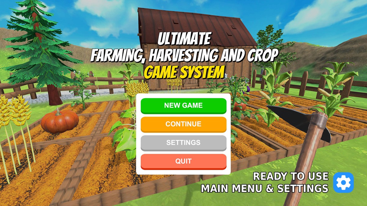 Ultimate Farming, Harvesting and Crop Game System – PC & Mobile Ready