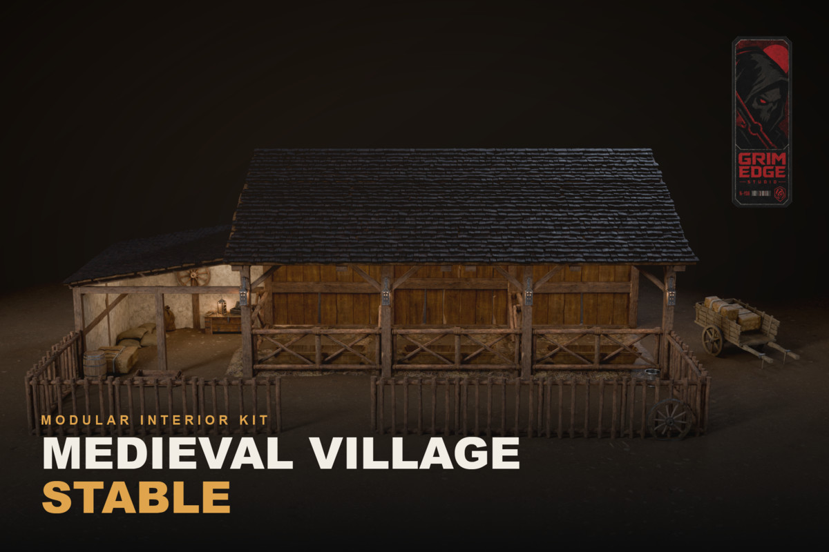 Medieval Village Stable
