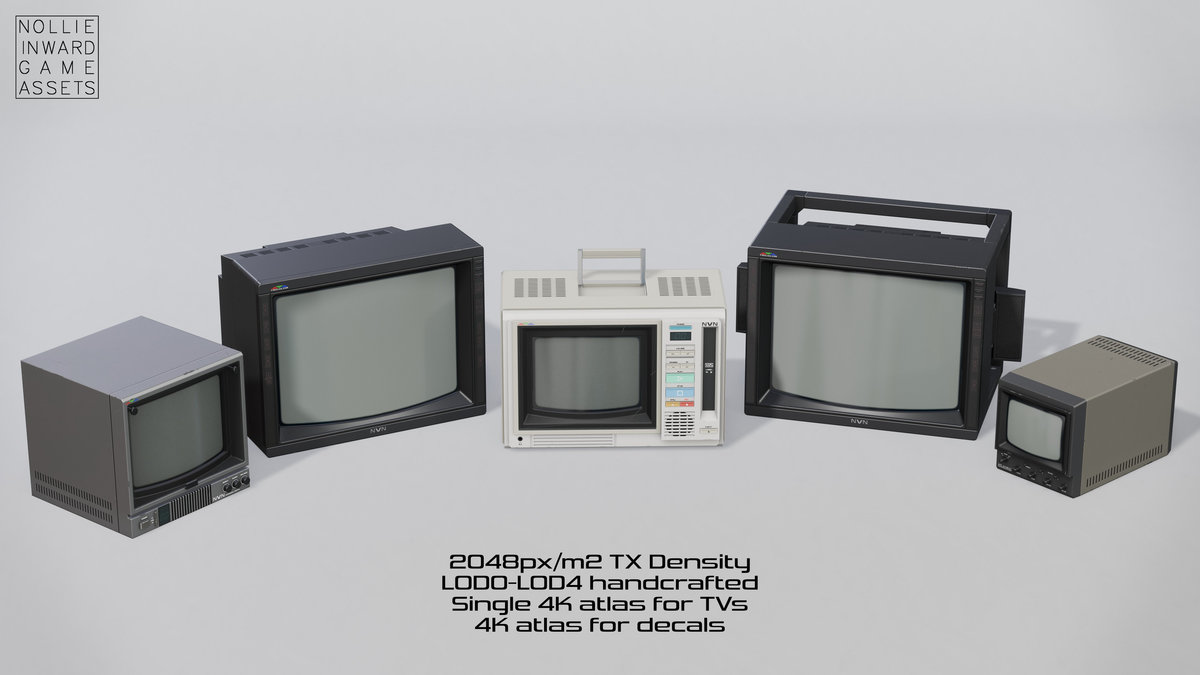 80s TVs Vol.4 Professional CRTs