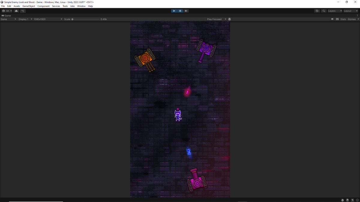 Bullet Hell Survival Template (2D)