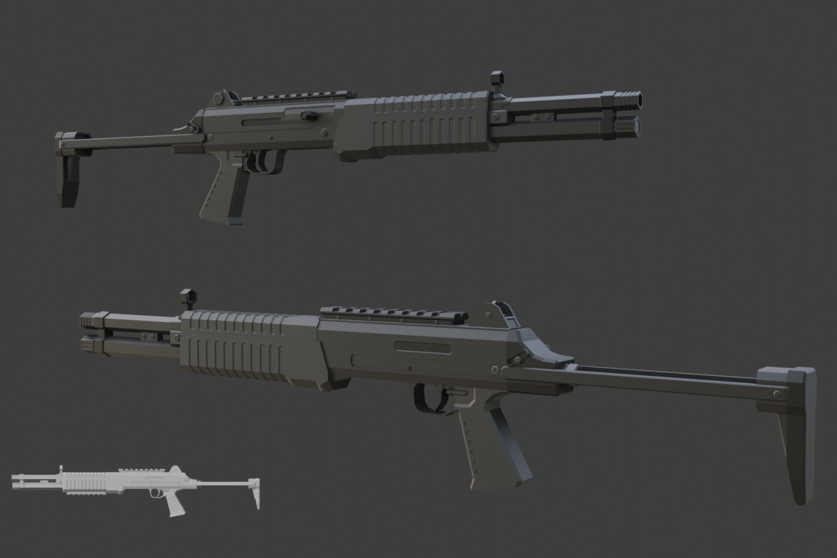 Low Poly Weapon Bundle Pack 3