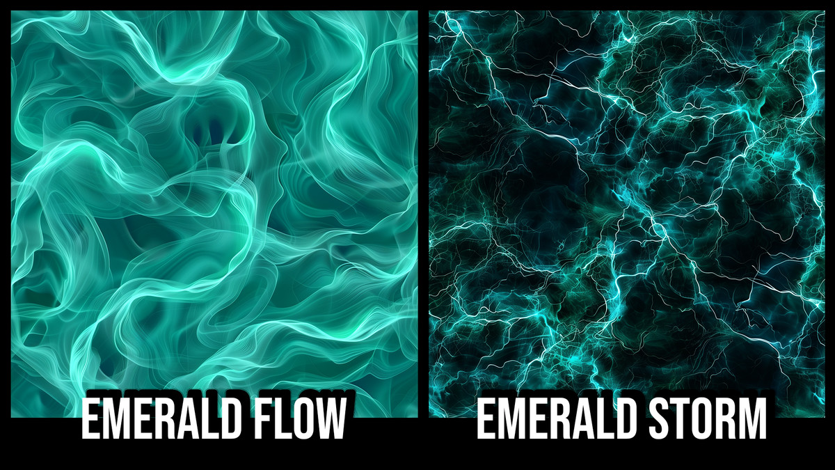 Magic Energy Seamless Textures – Free Pack (10 Textures, PBR + Emission)