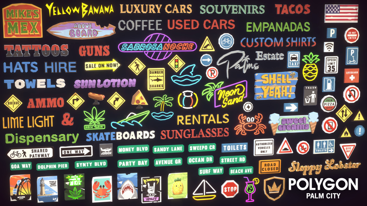 POLYGON - Palm City - Art by Synty