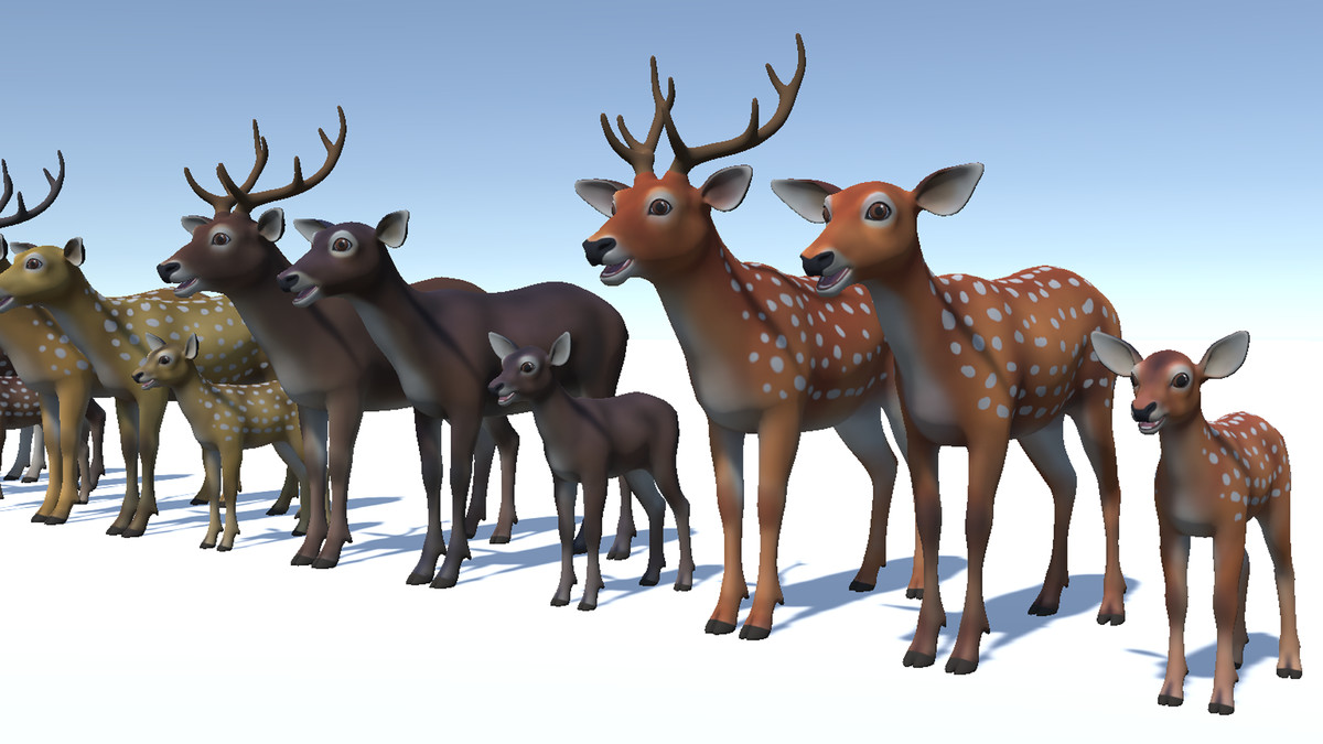 Cartoon - Deer