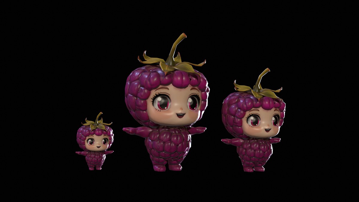 Chibi Fruit Rasberry