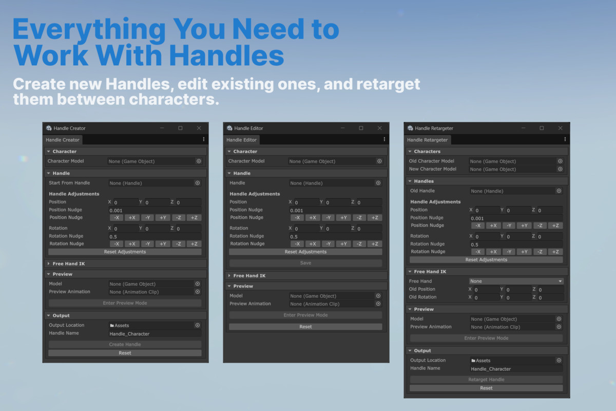 Handle Editor | Game Creator 2