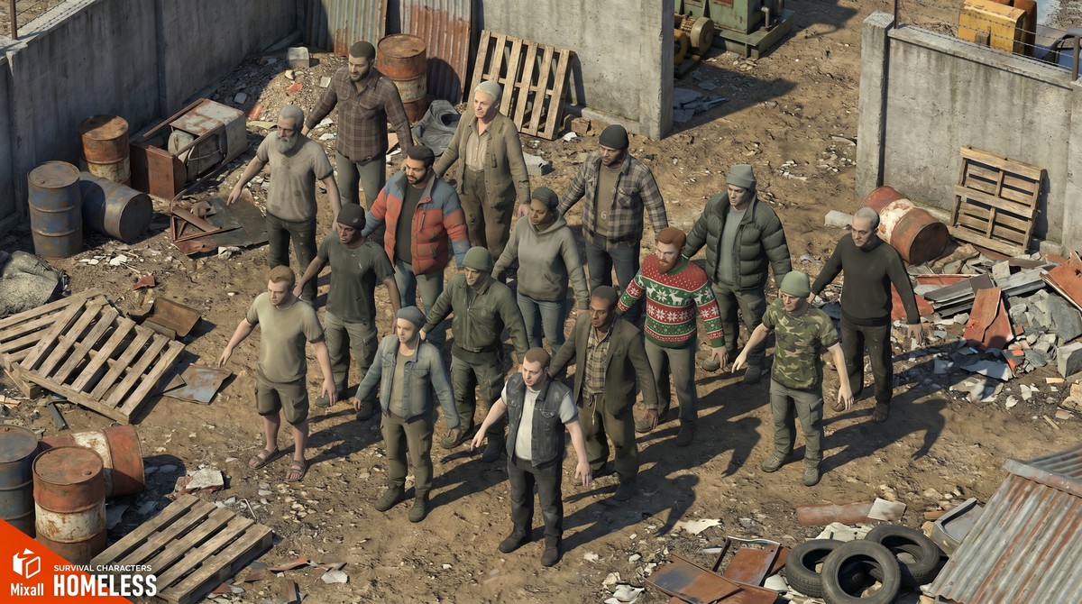 Homeless - survival characters