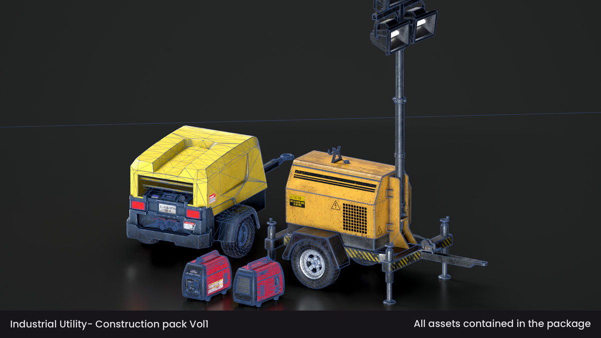 Industrial Utility - Construction Props Pack