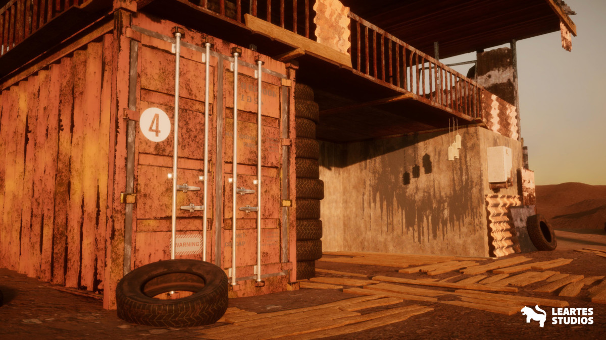 Post Apocalyptic Desert Environment ( Post Desert Apocalyptic Wild Desert 3D )