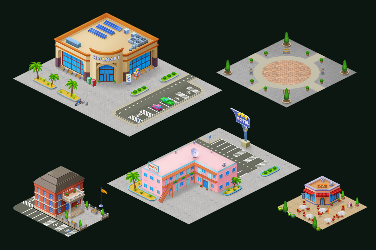 Complete Isometric City Builder Megapack
