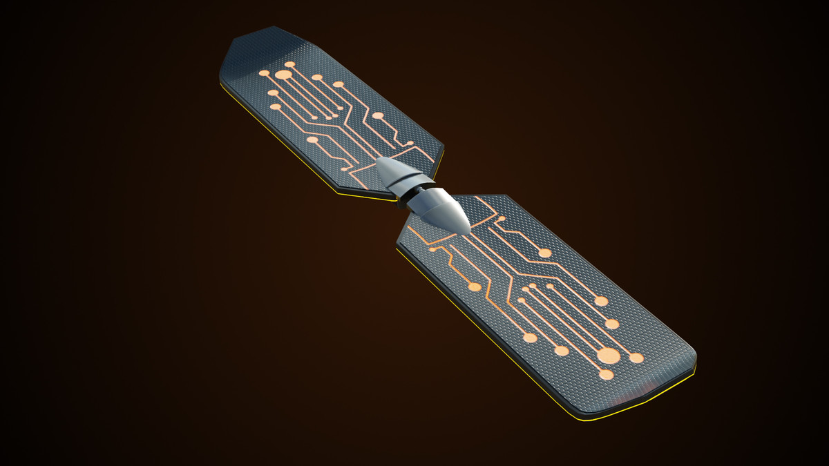 Sci-Fi Hoverboard 4 URP HDRP Textures