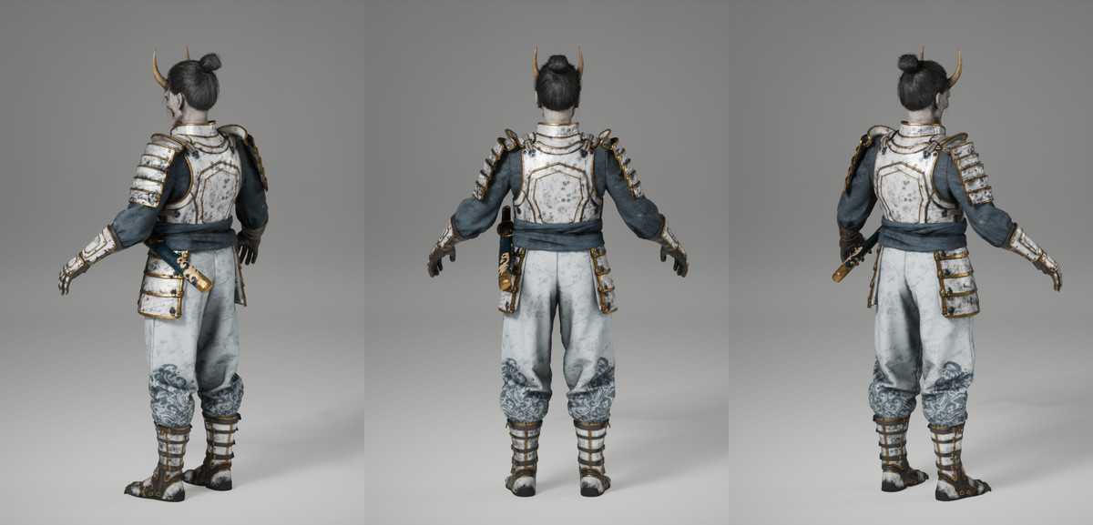 Oni Samurai Character