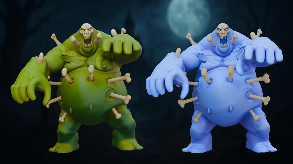 Stylized Fantasy Enemy NPC Bundle 01 by AKE