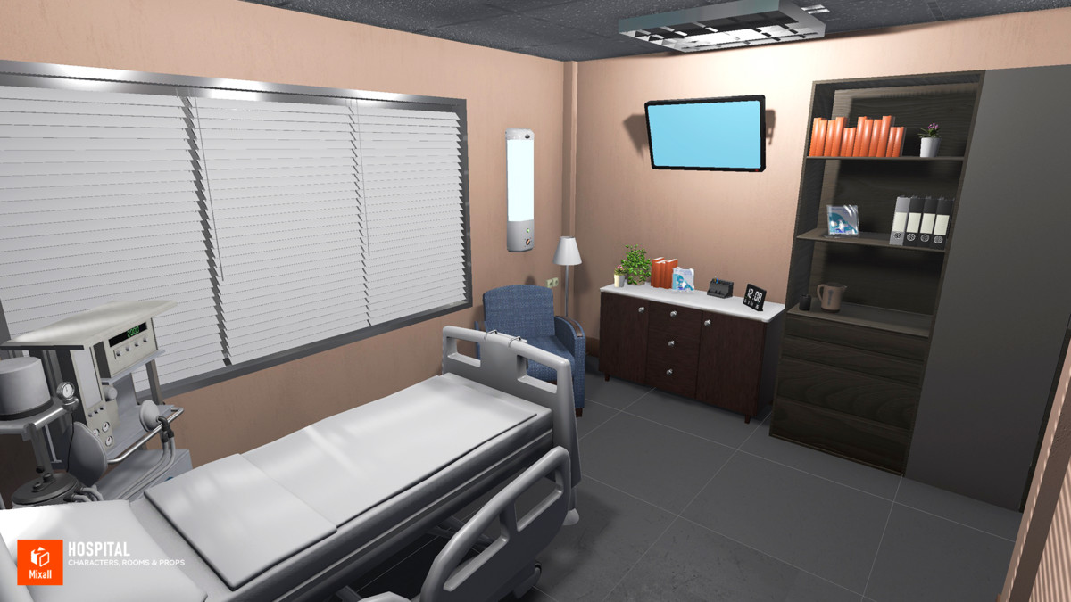 Hospital - Characters, Rooms & Props