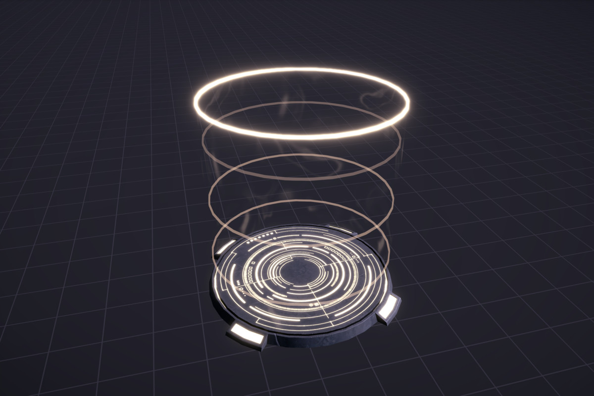 Sci-Fi Teleport VFX Pack
