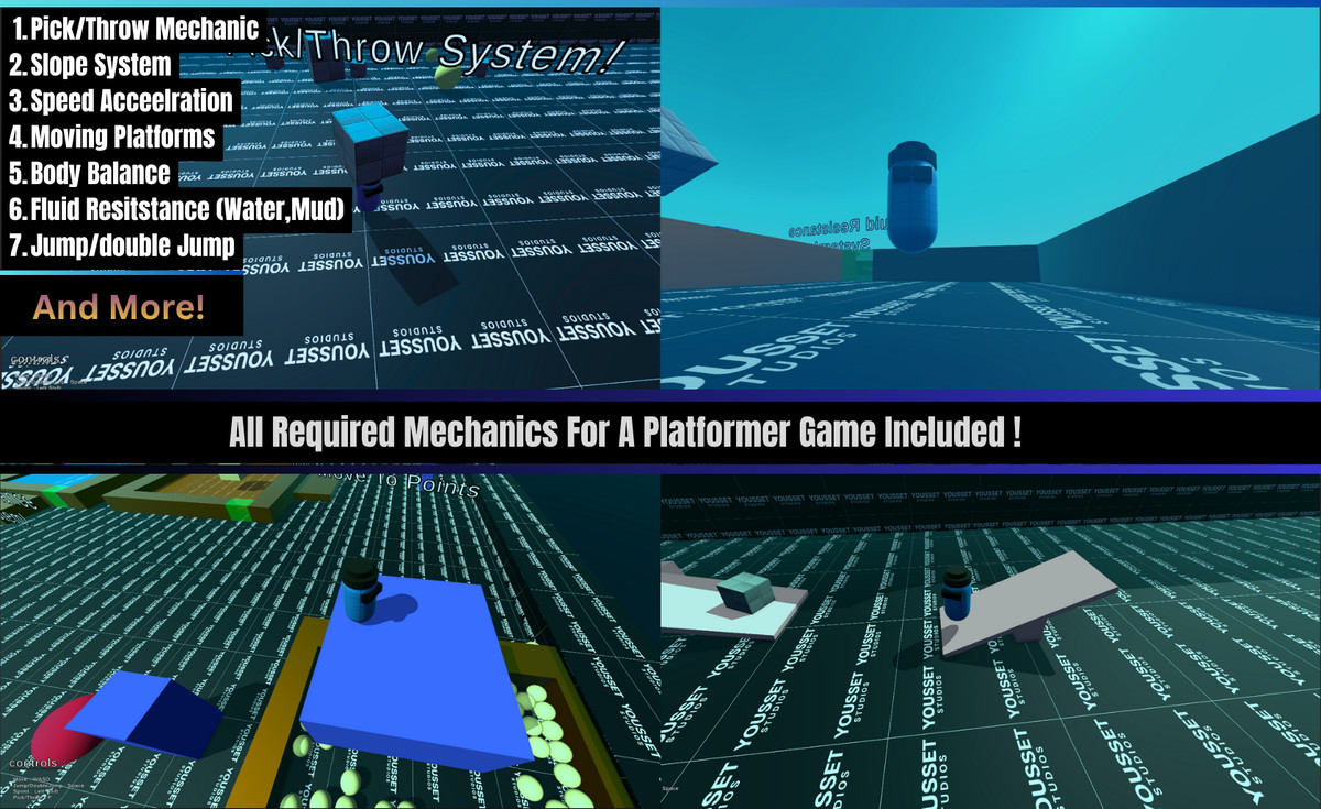 Ultimate Physics Platformer (Singleplayer&Multiplayer)