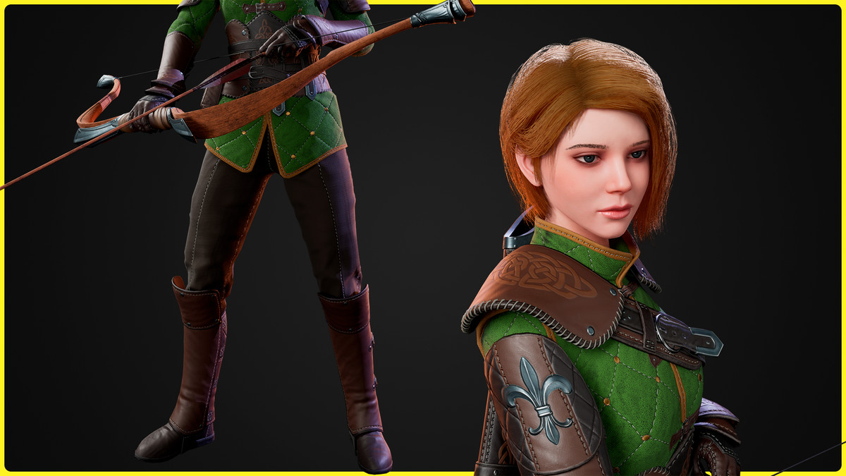 Fantasy Character 02 — Archer