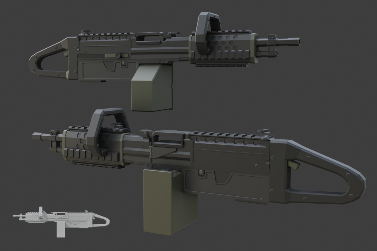 Low Poly Weapon Bundle Pack 3