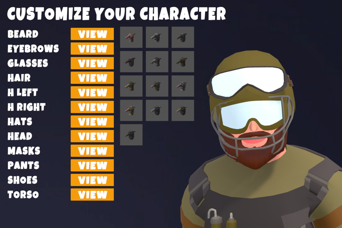 Customizable 3D Military Characters Bundle