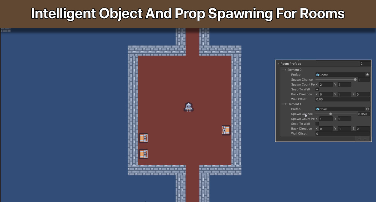 Dungeon Generator Pro 2D – Procedural Tilemap Level Builder with Rooms & Objects