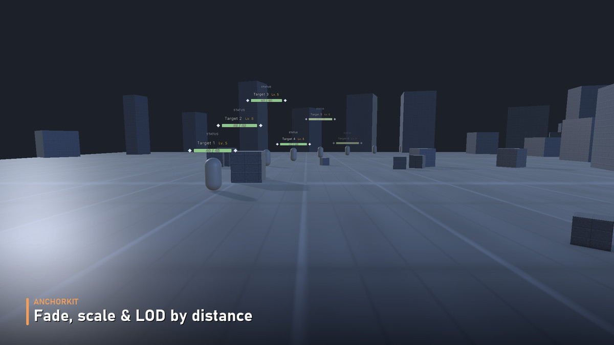 AnchorKit — Nameplates & world-anchored HUD for UI Toolkit