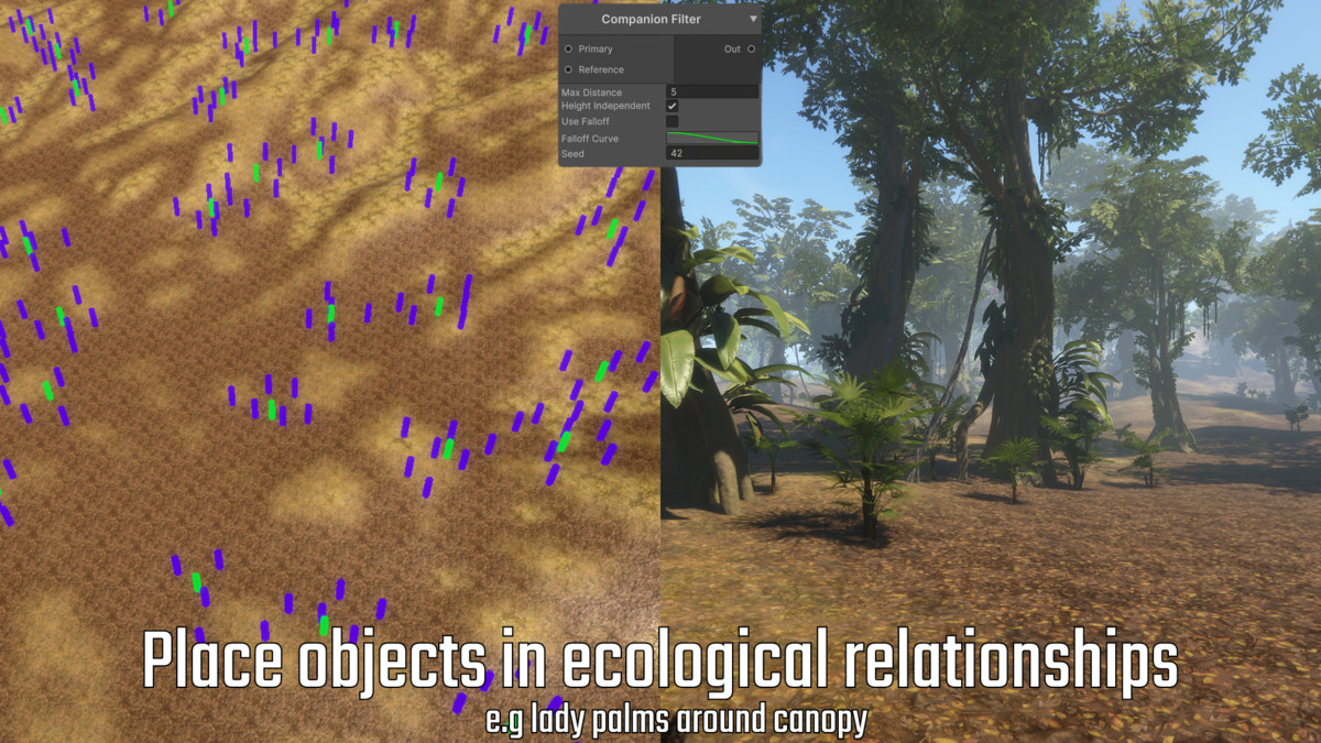 Scatter Graph - Procedural Placement & Runtime Spawning