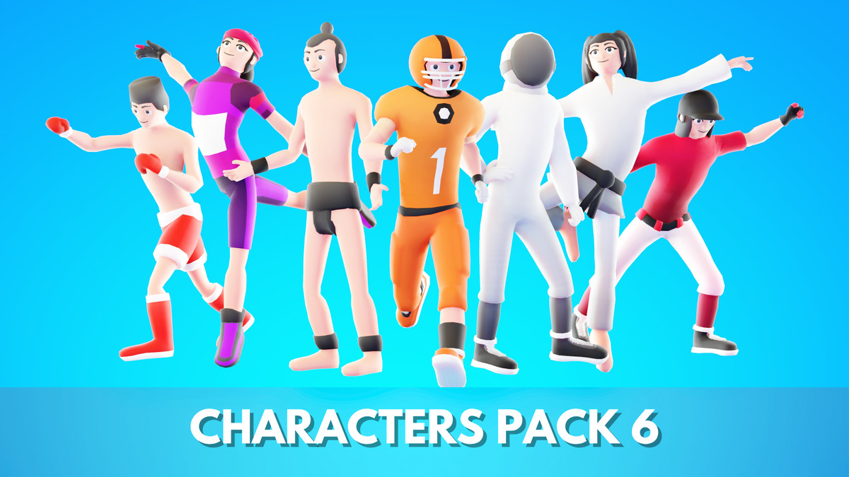 Casual Characters Pack 6 by IGS