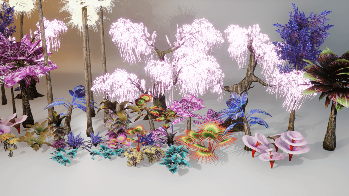 Alien and Fantasy Vegetation