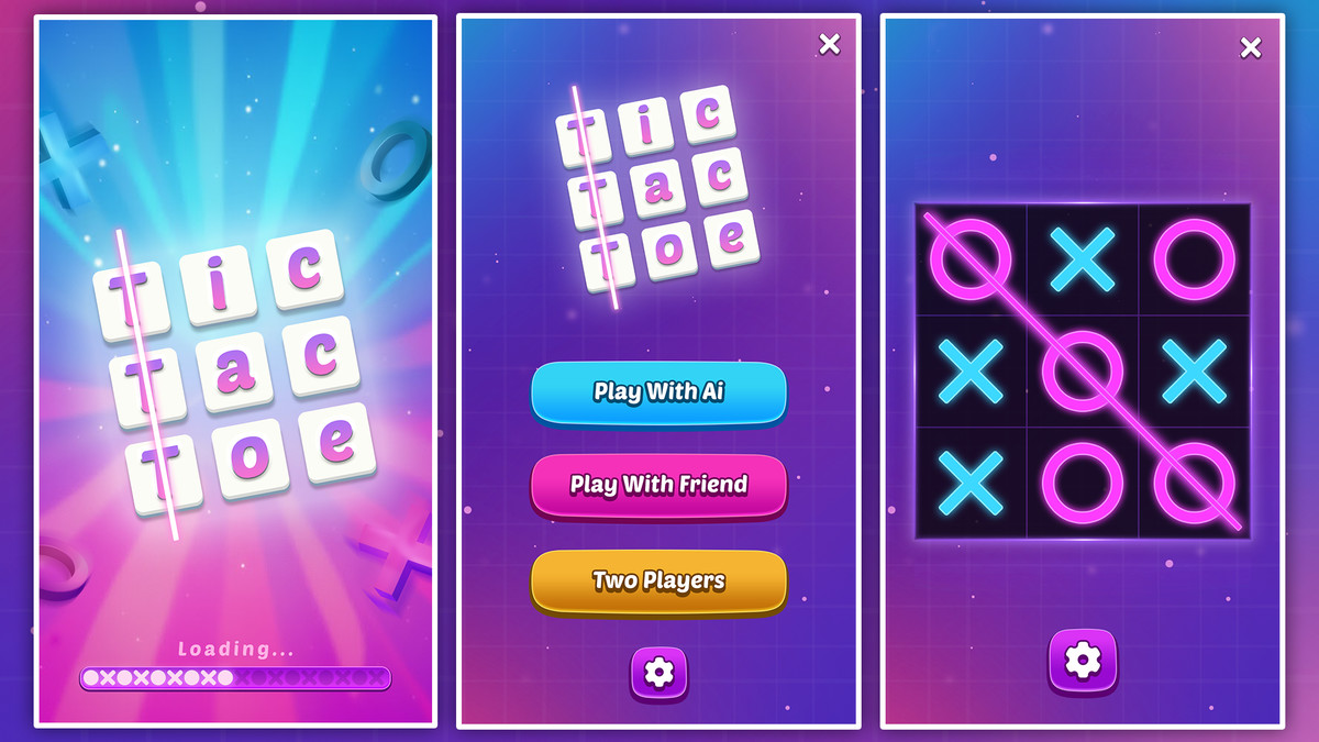 Tic Tac Toe Game UI Kit
