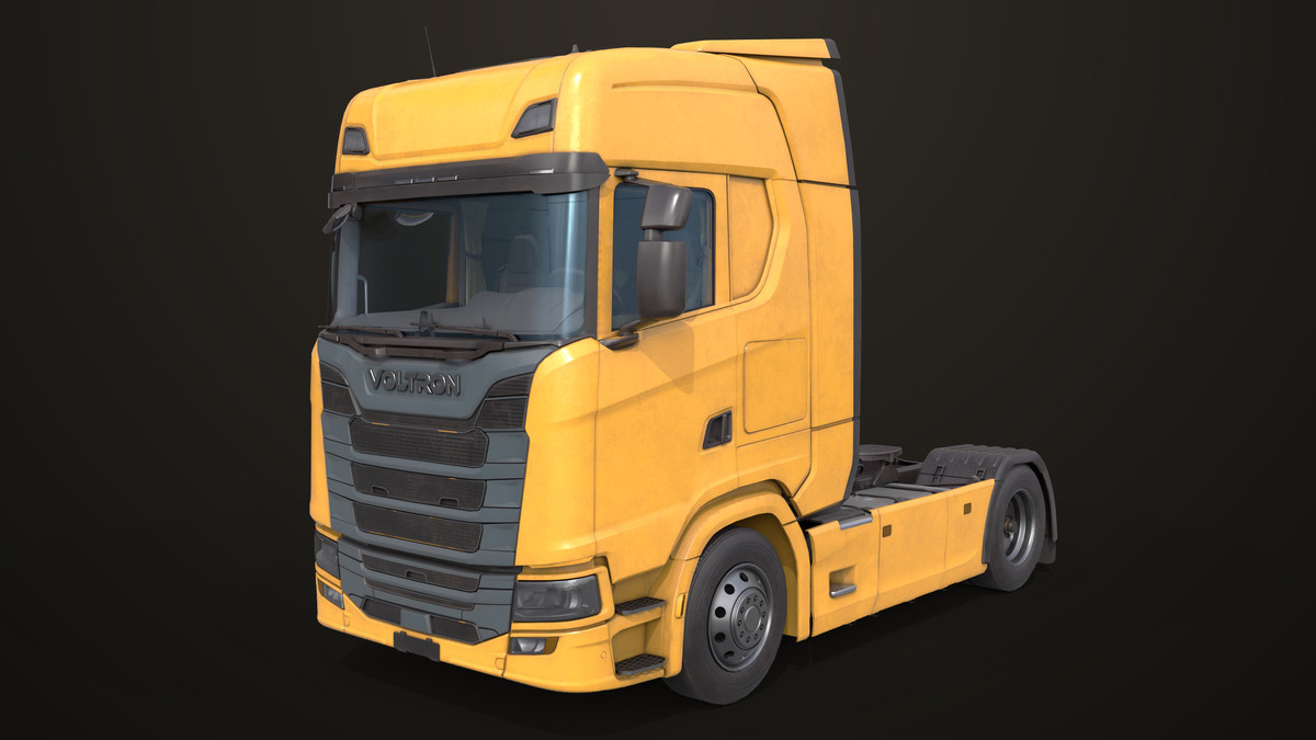 Chassis 06 Yellow URP HDRP Textures