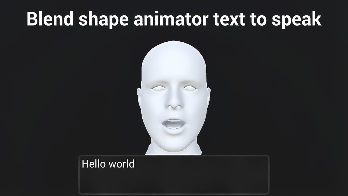 Blendify-Blend shape Lip Sync