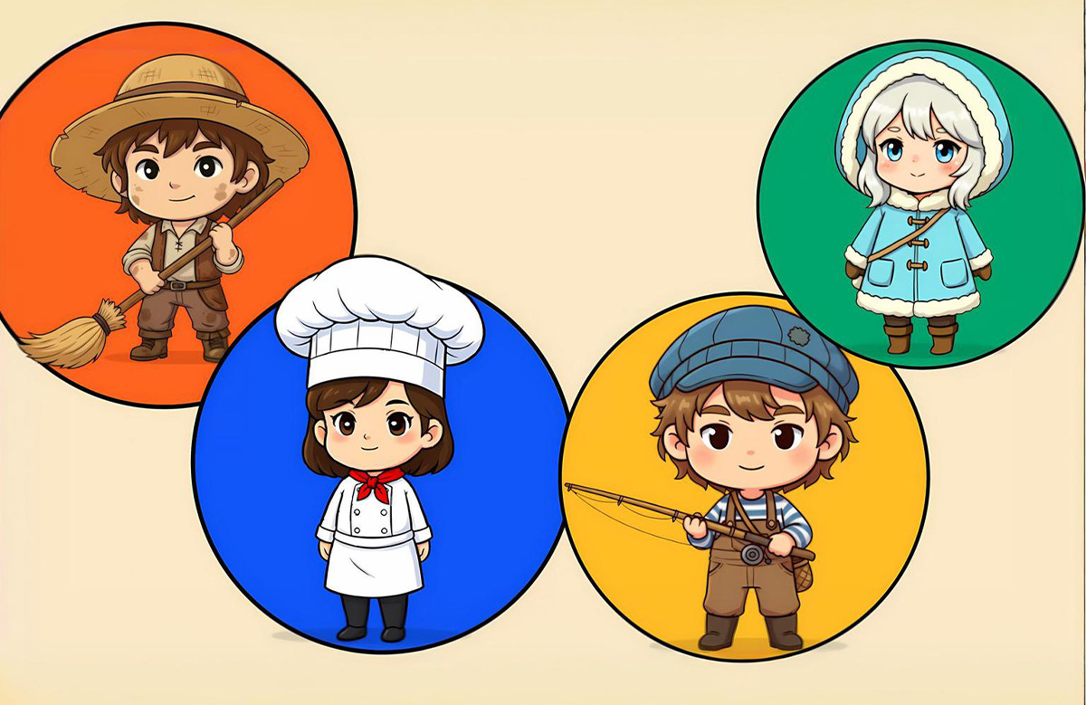 33 Cozy Farming Game NPC Character Pack