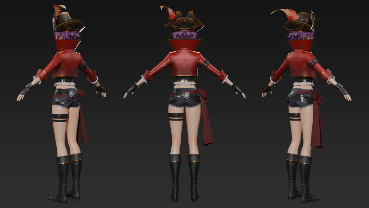 HQ Pirate Queen (well-proportioned figure)