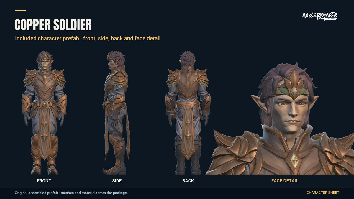 Stylized Elves Characters - Facial & Body Rig