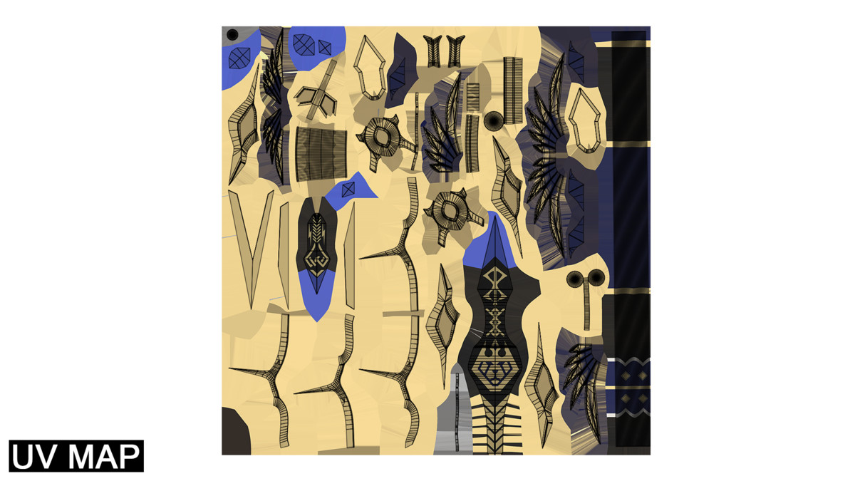 6 Fantasy Trident Bundle URP HDRP Textures