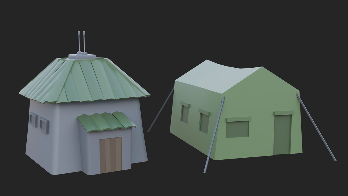 Military - Stylized Low Poly Asset Pack by Ake