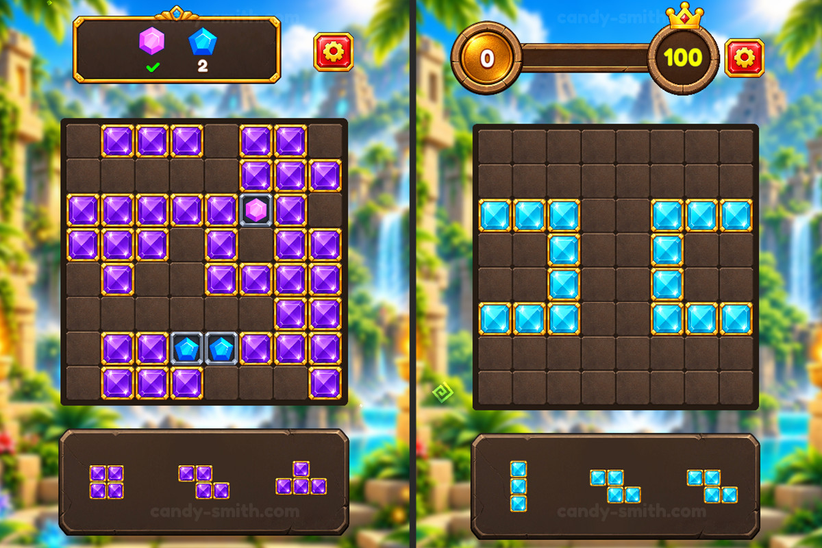 Block Puzzle: Jewel | 250 levels