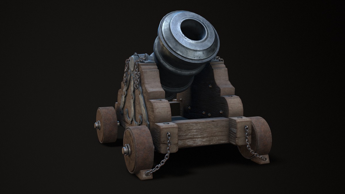 Mortar Medieval Cannon