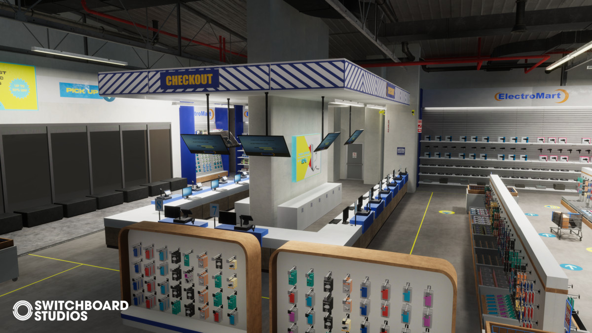 Electronics Mega Store Modular Environment