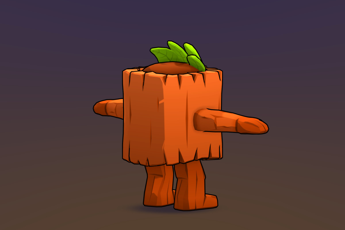 Animated Cartoon Jungle Monster| 9 Animations + Matcap Toon Shader